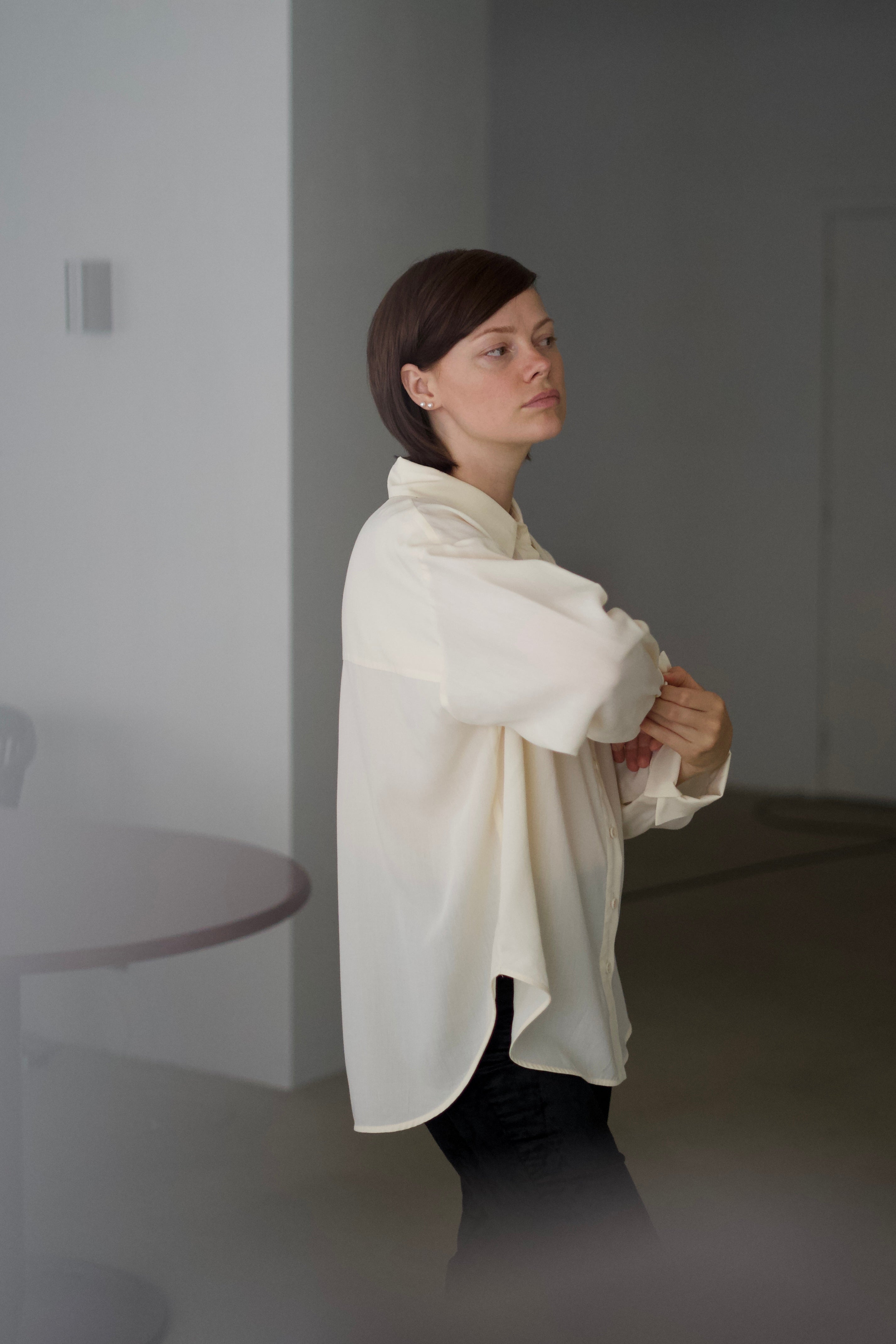 Tencelová košeľa KREM Paloma